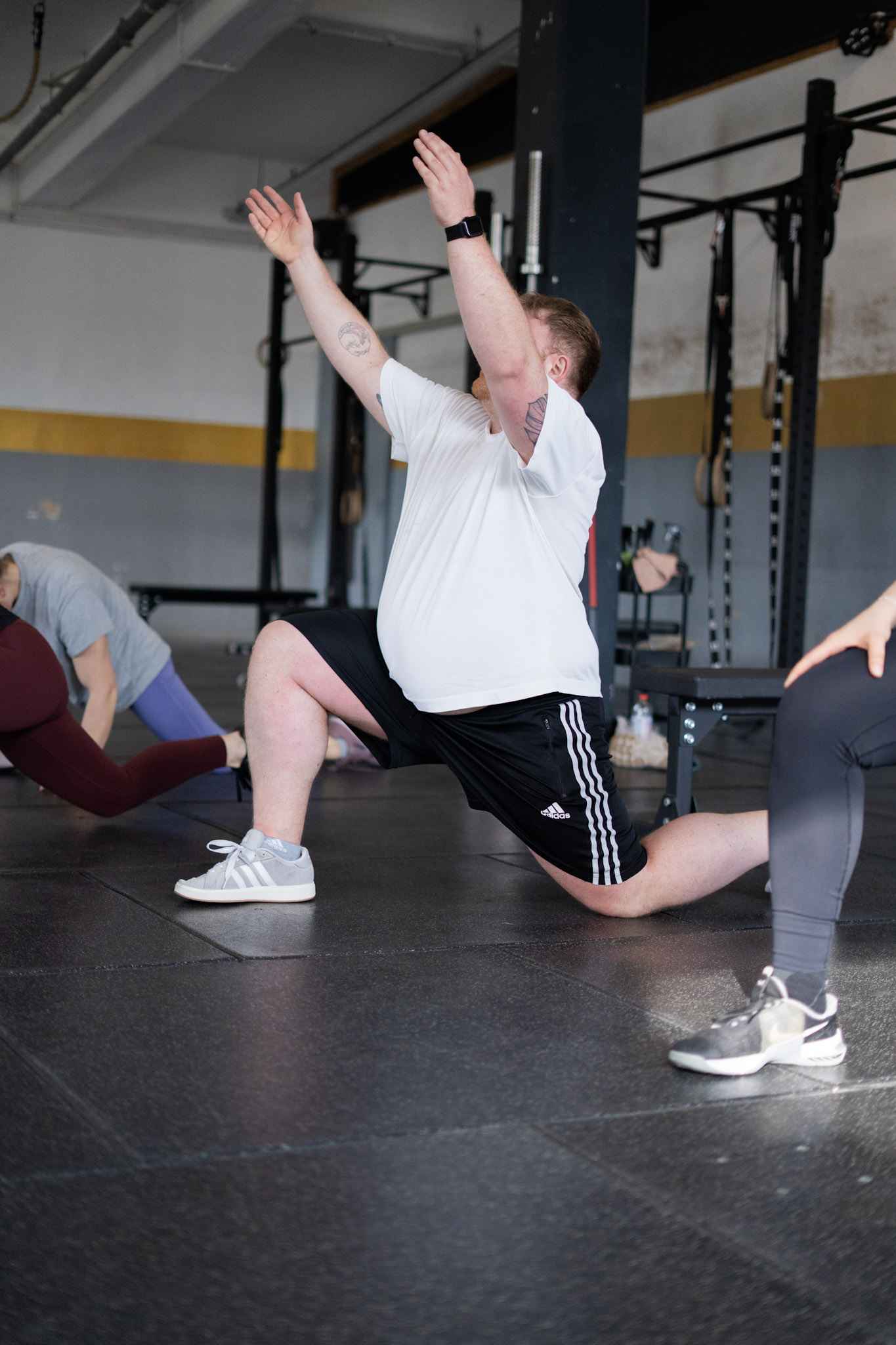 CrossFit Zollhafen Mainz Training Athleten beim Aufwärmen
